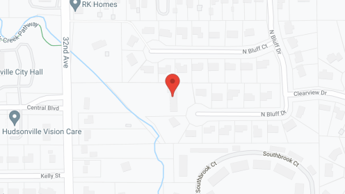 Map of the neighborhood around Platinum Living