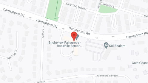 Map of the neighborhood around Brightview Fallsgrove