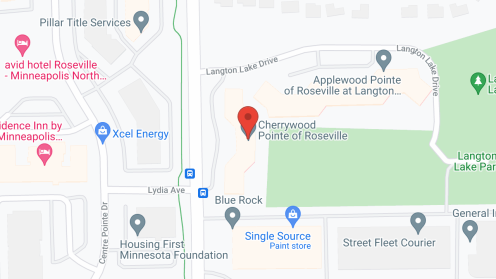Map of the neighborhood around Amira Choice Roseville