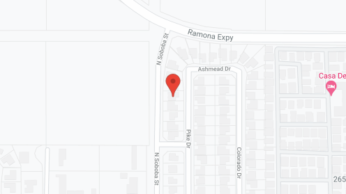 Map of the neighborhood around Akshay's Paradise