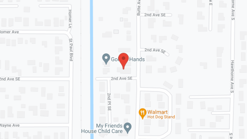 Map of the neighborhood around A Better Life AFH