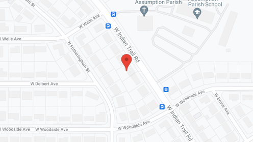 Map of the neighborhood around Providence Senior Home