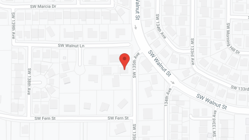Map of the neighborhood around Synergy Foster Home