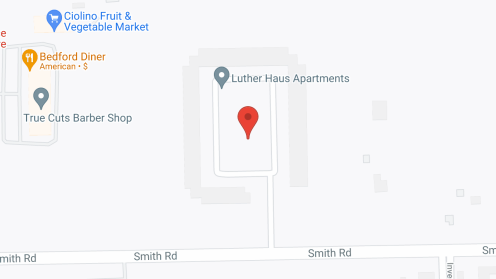 Map of the neighborhood around Luther Haus