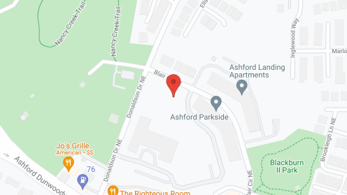 Map of the neighborhood around Ashford Parkside