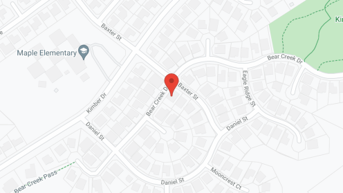 Map of the neighborhood around California Care Facility for the Elderly