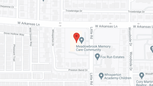 Map of the neighborhood around Meadowbrook Memory Care