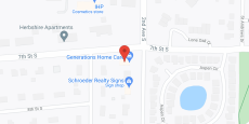 Generations Home Care Inc in google map