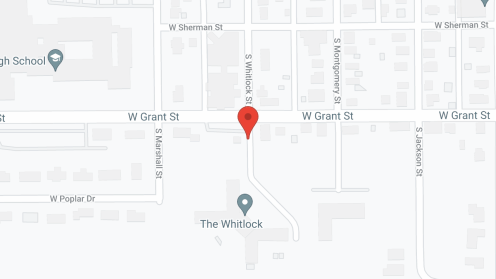 Map of the neighborhood around The Whitlock