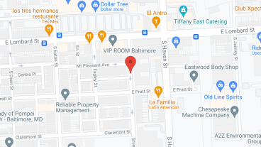 Highlandtown Plaza in google map