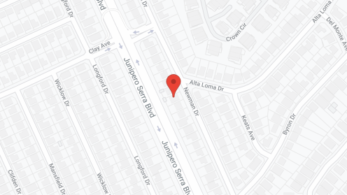 Map of the neighborhood around Manalo's Board and Care 3