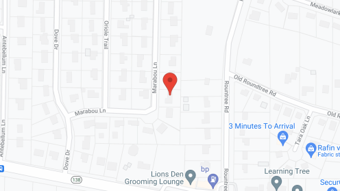 Map of the neighborhood around Angels Royal Gardens