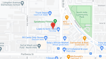 The Vista North Hills in google map