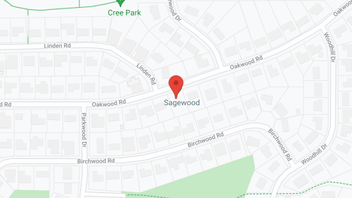 Map of the neighborhood around Beyond Senior Living