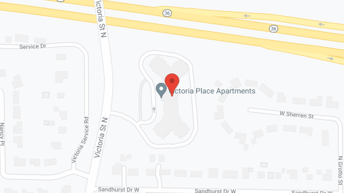Map of the neighborhood around Victoria Place