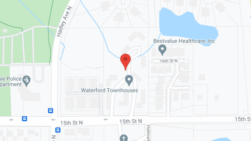 Map of the neighborhood around Waterford