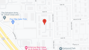 Oak Street in google map