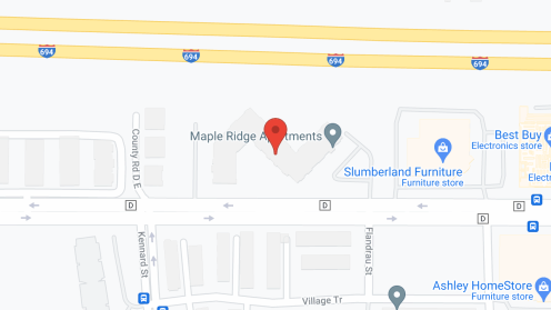 Map of the neighborhood around Maple Ridge