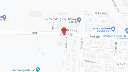 Map of the neighborhood around Julia Manor