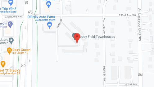 Map of the neighborhood around Abbey Field
