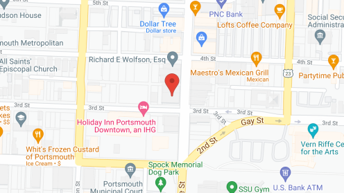 Map of the neighborhood around Park Apartments