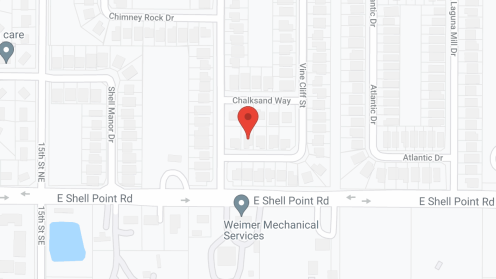 Map of the neighborhood around Elmita's ACH