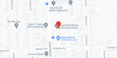 Greenfield Rehab & Nursing in google map