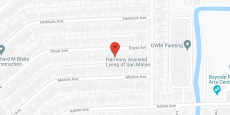 Harmony Assisted Living of San Mateo in google map