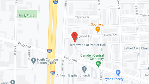 Map of the neighborhood around Antioch Manor