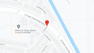 Belmont Village Scottsdale in google map