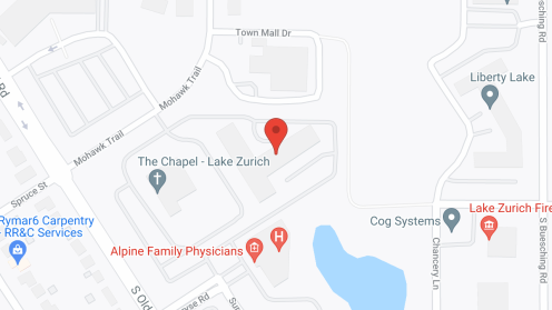 Map of the neighborhood around Zurich Meadows