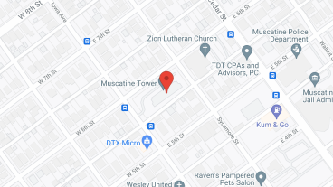 Muscatine Tower in google map