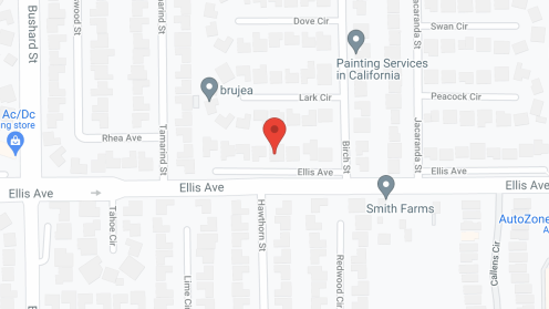 Map of the neighborhood around Granny's Garden 2
