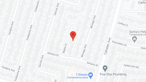 Map of the neighborhood around Blossoms Elder Care