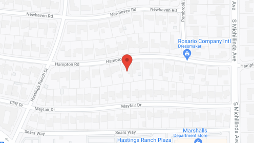 Map of the neighborhood around Hampton Guest Home