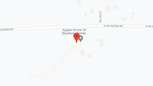Map of the neighborhood around Agape Home at Blueberry Fields