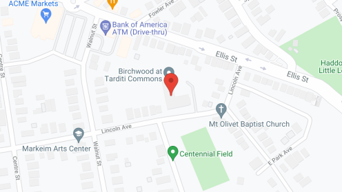 Map of the neighborhood around Tarditi Commons