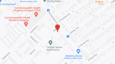 Temple Apartments in google map