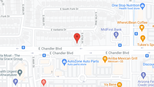 Map of the neighborhood around Angel's Adult Group Home