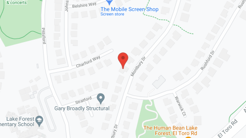 Map of the neighborhood around Mimi's Place II