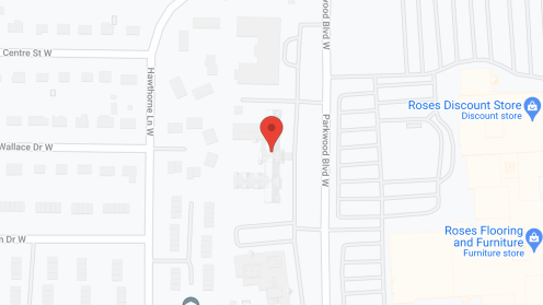 Map of the neighborhood around Parkwood Village