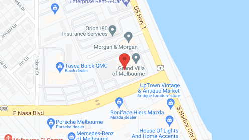 Map of the neighborhood around Harborside at Melbourne
