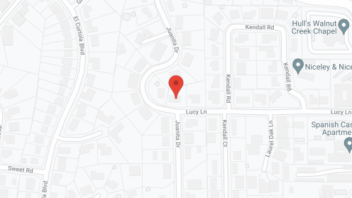 Map of the neighborhood around Lafayette Residential Care