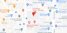 Glendale Memorial Hospital in google map