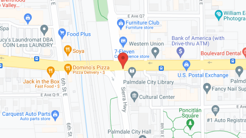 Map of the neighborhood around Palmdale Dwelling Place