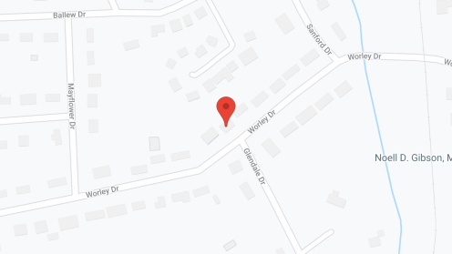 Map of the neighborhood around Yellow Rose at Worley