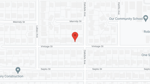 Map of the neighborhood around Porter Ranch Aloha III