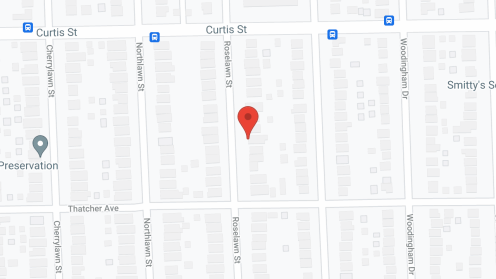 Map of the neighborhood around Mother Cabrini Home #5
