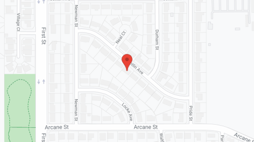 Map of the neighborhood around Our Home