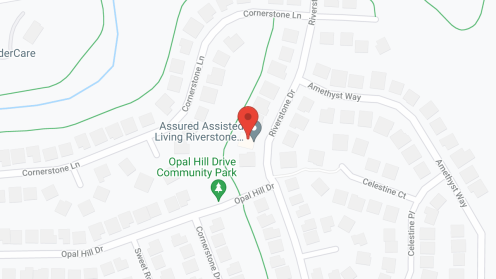 Map of the neighborhood around Assured Assisted Living 7
